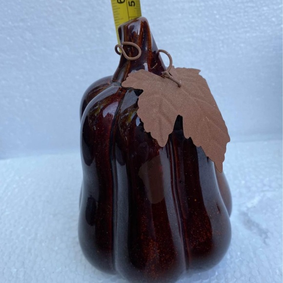 Celebrating Home Fall Accent Ceramic Pumpkin Shaped - Picture 8 of 8